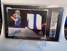 2023 Panini Limited Rookie Patch Autographs Jumbo Stetson Bennett IV #175 card