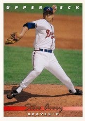 1993 Upper Deck Base Set Steve Avery #246 card