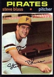 1971 Topps Base Set Steve Blass #143 card