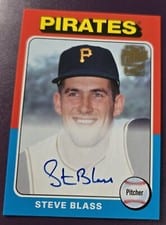 2021 Topps Archives Fan Favorite Autographs Steve Blass #FFA-SB card