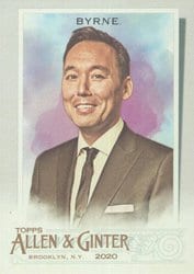 2020 Topps Allen & Ginter Base Set Steve Byrne #252 card