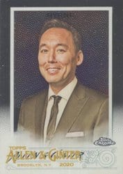 2020 Topps Allen & Ginter Chrome Base Set Steve Byrne #252 card