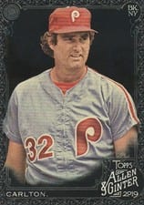 2019 Topps Allen & Ginter X Steve Carlton #150 card