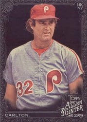 2019 Topps Allen & Ginter X Base Set Steve Carlton #150 card