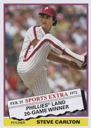 2020 Topps Archives Base Set Steve Carlton #76TT-324 card
