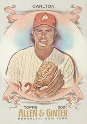 2021 Topps Allen & Ginter Base Set Steve Carlton #145 card