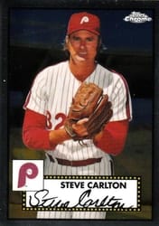 2021 Topps Chrome Platinum Anniversary Base Set Steve Carlton #677 card