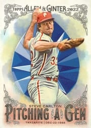 2022 Topps Allen & Ginter Pitching a Gem Steve Carlton #PAG-4 card