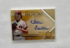 2022 Topps Tribute Solid Gold Greats Autographs Steve Carlton #GGA-SC card