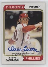 2023 Topps Heritage Real One Autographs Steve Carlton #74RO-SC card