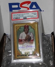 2024 Topps Gilded Collection Gallery of Gold Autographs Steve Carlton #GOG-SC card