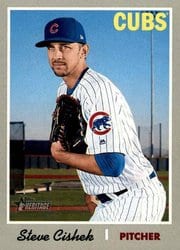2019 Topps Heritage Base Set Steve Cishek #291 card