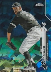 2020 Topps Chrome Update Sapphire Edition Base Set Steve Cishek #U-183 card