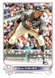 2022 Topps Update Base Set Steve Cishek #US296 card