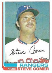 1982 Topps Base Set Steve Comer #16 card