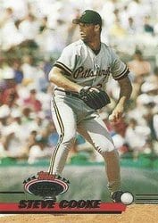 1993 Stadium Club Base Set Steve Cooke #726 card