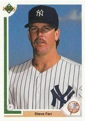 1991 Upper Deck Base Set Steve Farr #717 card