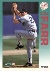 1992 Fleer Base Set Steve Farr #225 card