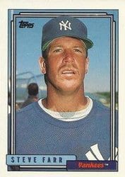 1992 Topps Base Set Steve Farr #46 card