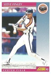 1992 Score Base Set Steve Finley #176 card