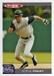 2004 Topps Total Base Set Steve Finley #404 card