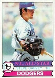 1979 Topps Base Set Steve Garvey #50 card