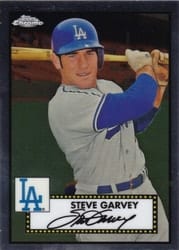 2021 Topps Chrome Platinum Anniversary Base Set Steve Garvey #556 card