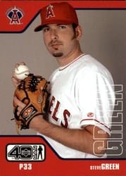 2002 Upper Deck 40-Man Base Set Steve Green #28 card