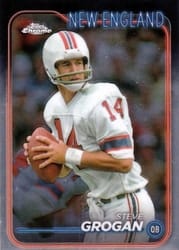 2024 Topps Chrome Base Set Steve Grogan #132 card