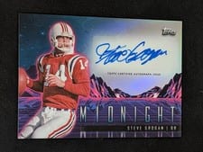2024 Topps Midnight Horizon Signatures Steve Grogan #HZS-SG card