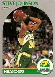 1990-91 Hoops Base Set Steve Johnson #278 card