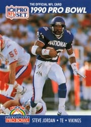 1990 Pro Set Base Set Steve Jordan #398 card