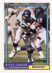 1992 Topps Base Set Steve Jordan #324 card