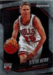 2024-25 Panini Prizm Black Base Set Steve Kerr #292 card