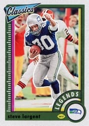 2022 Panini Classics Base Set Steve Largent #139 card