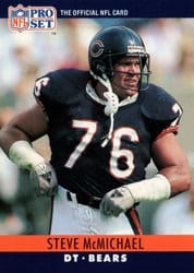 1990 Pro Set Base Set Steve McMichael #54 card
