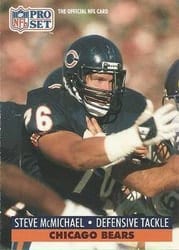 1991 Pro Set Base Set Steve McMichael #457 card