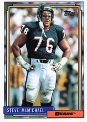 1992 Topps Base Set Steve McMichael #12 card