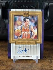 2023-24 Panini Court Kings Legacy Portrait Signatures Steve Nash #LP-SNP card