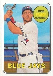 2018 Topps Heritage Base Set Steve Pearce #222 card