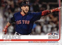 2019 Topps Base Set Steve Pearce #275 card