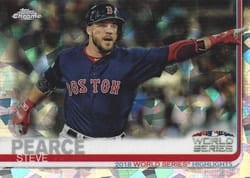 2019 Topps Chrome Sapphire Edition Base Set Steve Pearce #275 card