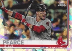 2019 Topps Chrome Sapphire Edition Base Set Steve Pearce #694 card