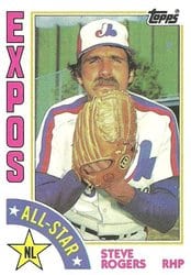 1984 Topps Base Set Steve Rogers #394 card