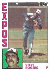 1984 Topps Base Set Steve Rogers #80 card
