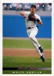 1993 Upper Deck Base Set Steve Sax #369 card