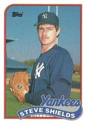 1989 Topps Base Set Steve Shields #484 card