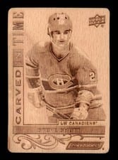 2024-25 Upper Deck Engrained Icons Carved in Time Steve Shutt #CT-SH card