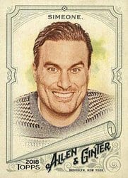 2018 Topps Allen & Ginter Base Set Steve Simeone #149 card