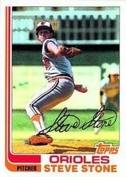 1982 Topps Base Set Steve Stone #419 card